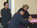 la firma della convenzione